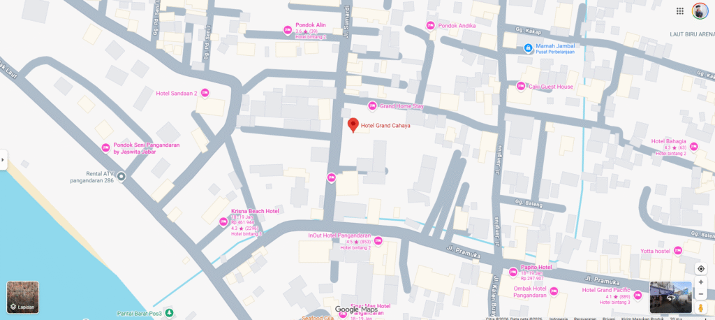 hotel murah ada waterpark di Pangandaran